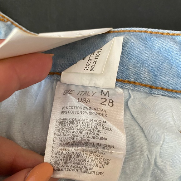 Harley Chain-Detail Denim Mini Skirt by Windsor Denim, Women’s Size M - Picture 16 of 16